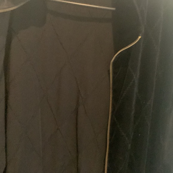 Vintage Euro Joy velour jacket zip front black size L - Picture 7 of 8
